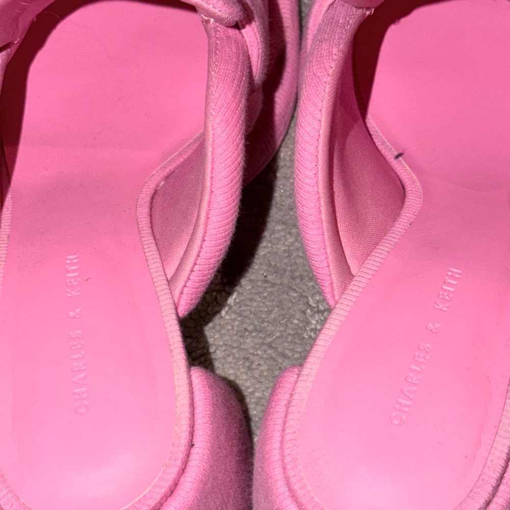 Sinead Woven Buckled Loafer Mules - Pink - Picture 3 of 7